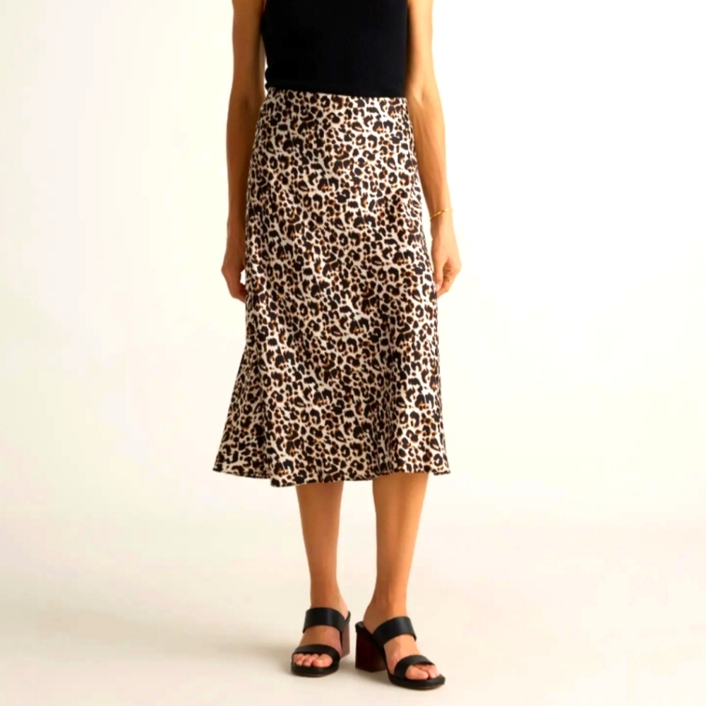 Quince silk skirt